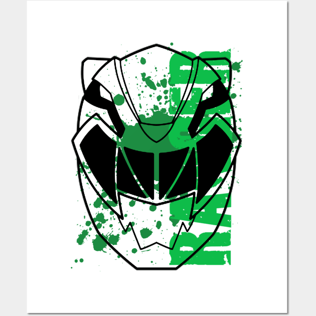 Ranger GREEN COSMIC FURY Wall Art by CRD Branding